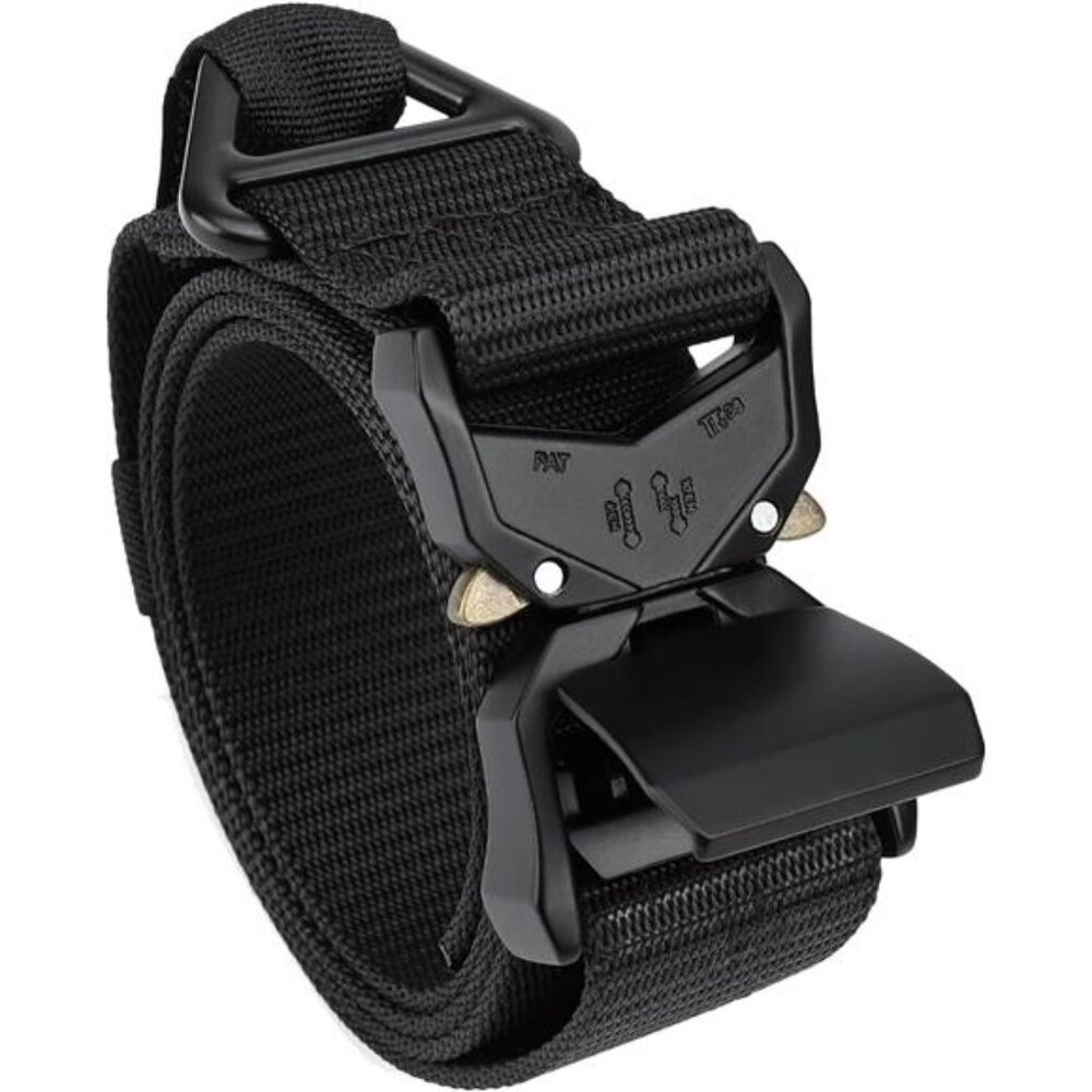 Tactical Belt for Men 1.5"Nylon Combat Work Emt HeavyDuty Belt with QuickRelease